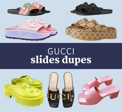 gucci slides women dupe|gucci inspired slides.